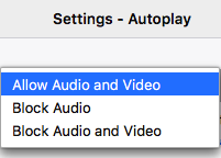 Allow Audio and Video